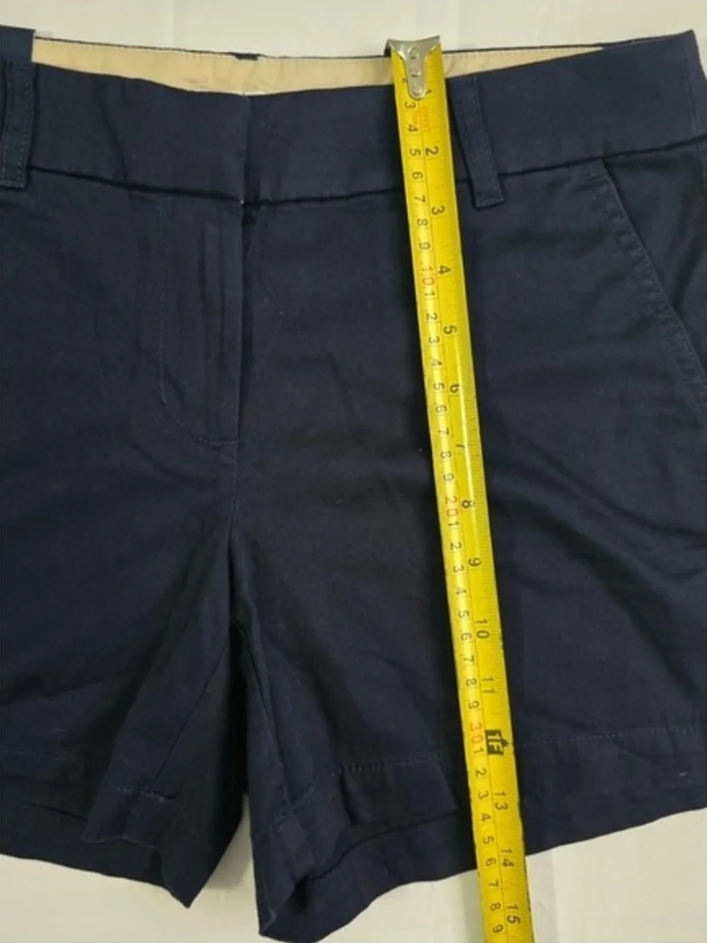 J.CREW Women’s Mid-Rise Navy Chino Shorts 5